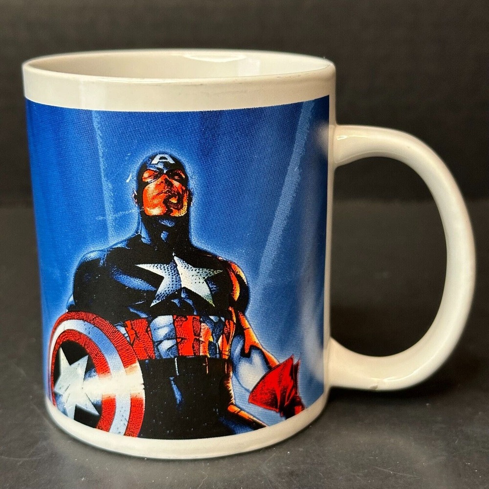 Marvel Captain America 2004 Coffee Cup/ Mug Sherwood PHOTOS